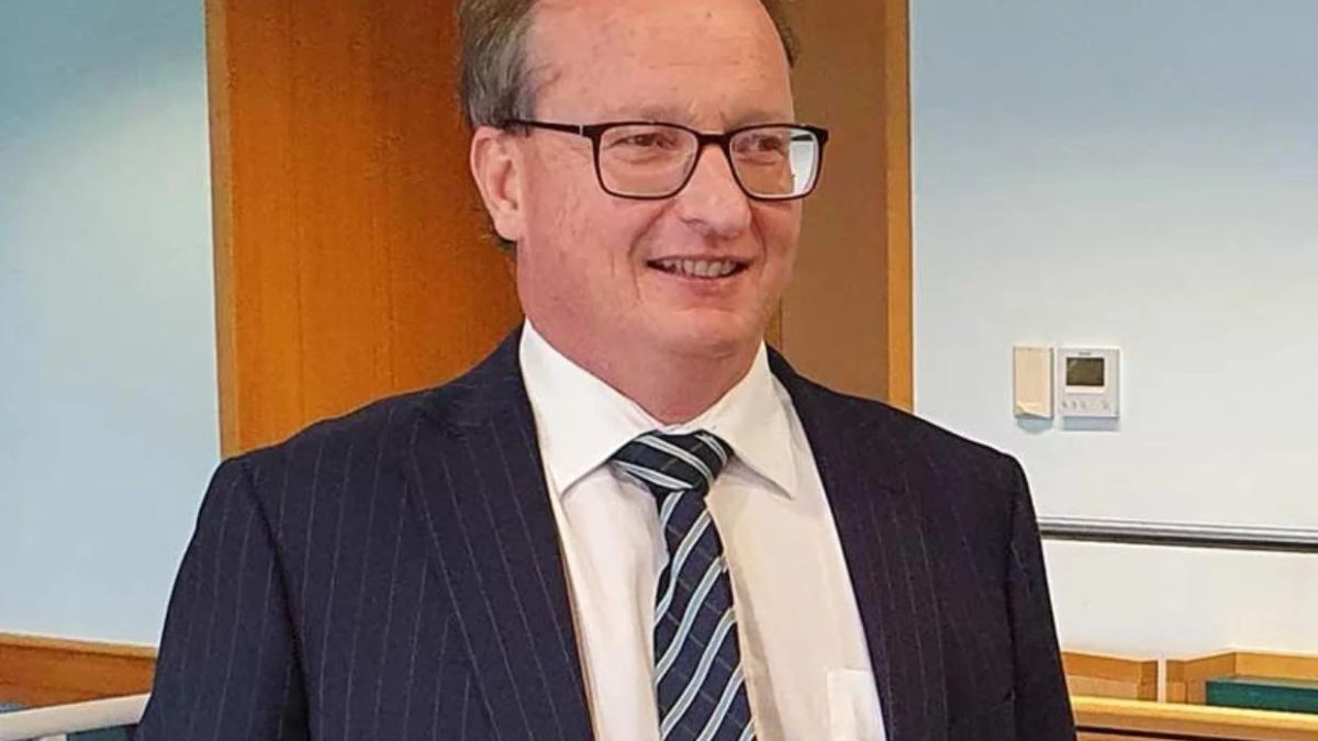 Criminal defence lawyer Chris Nicholls advocating on court procedure